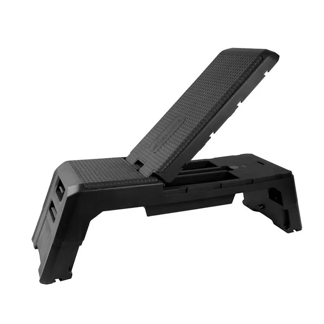 Step regulowany z funkcją ławki 2w1 inSPORTline AeroBench ∙ regulowana wysokość ∙ oparcie 0-80° ∙ nośność 150 kg