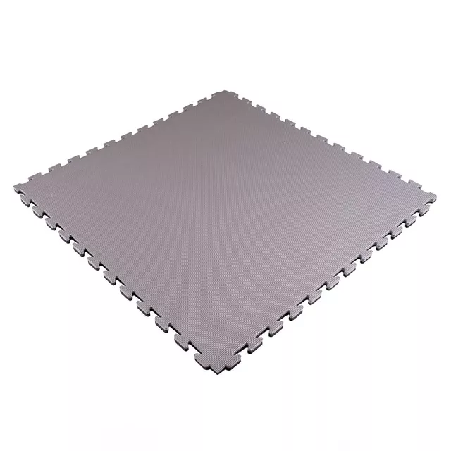Mata Puzzle tatami podkładka do ćwiczeń inSPORTline Sazegul 100x100x2 cm - mousse mousse-czarny, wzór 5 pasków