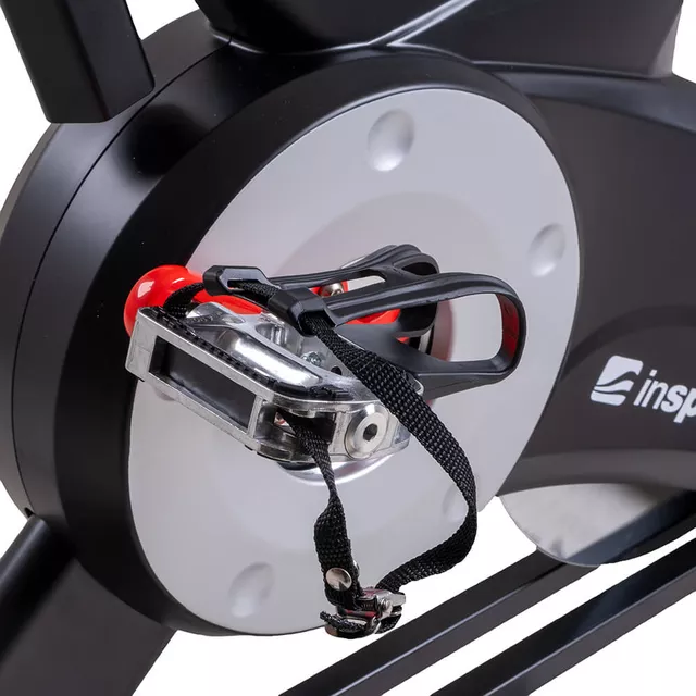 Profesjonalny rower treningowy spinningowy inSPORTline Epsilon Max ∙ nośność 150 kg ∙ płynna regulacja oporu ∙ cichy pasowy napęd ∙ LCD