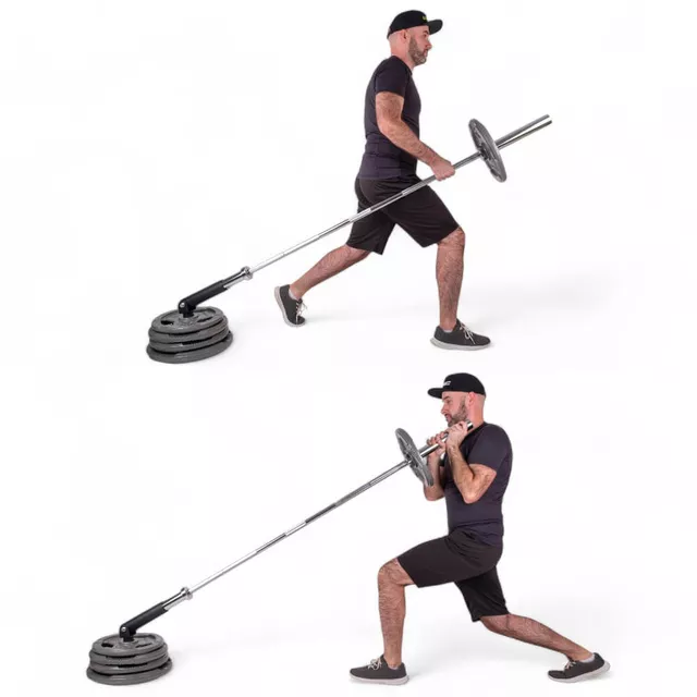 Uchwyt wielokierunkowy inSPORTline LandMine II ∙ stal 4 mm ∙ nośność 300 kg ∙ zakres ruchu 3D ∙ profil 4 mm