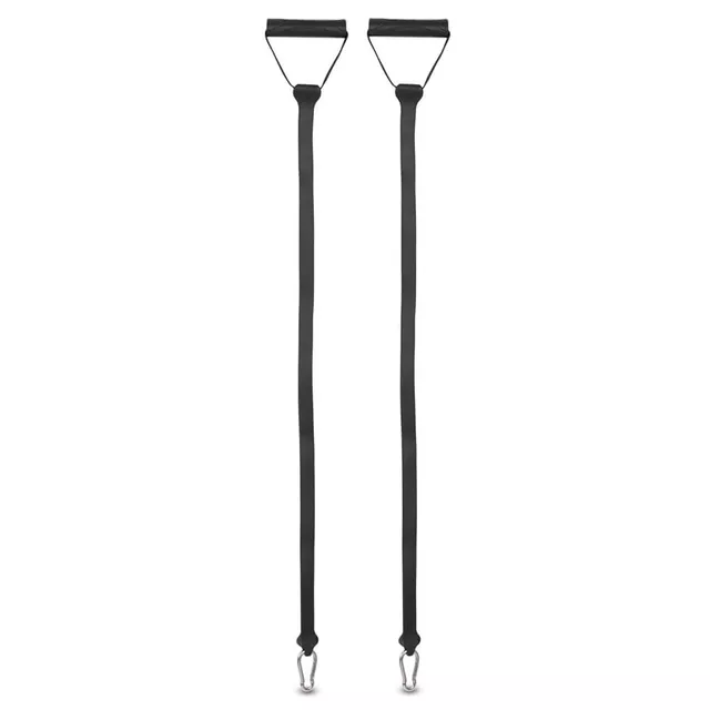 Podkładka balansująca / trener równowagi inSPORTline Dome Hold ∙ 100 cm ∙ zestaw z ekspanderami ∙ opór 4,6 kg - Czarny
