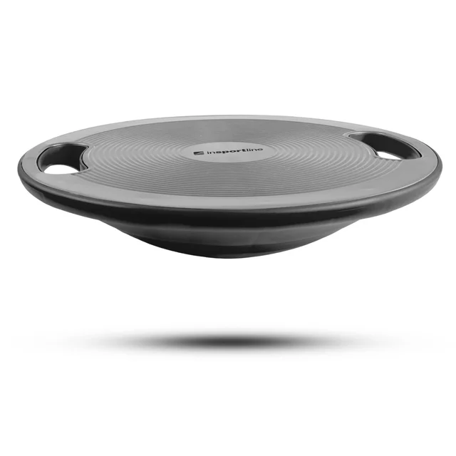 Trener równowagi / platforma do balansowania inSPORTline Majavo 39,5 cm ∙ stabilizujące uchwyty ∙ antypoślizg ∙ nośność 150 kg ∙ 1 kg - Czerwono-czarny