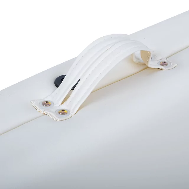 Stół do masażu inSPORTline Morrani ∙ 2-częściowy aluminiowy ∙ nośność 250 kg ∙ waga 15 kg ∙ regulowana wysokość ∙ torba transportowa - Czarny