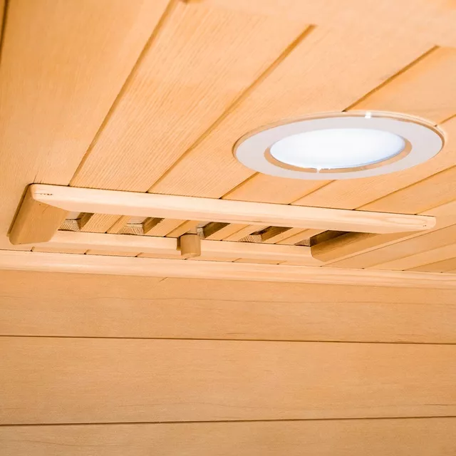 Sauna na podczerwień inSPORTline Mettsa 100 ∙ 4 promienniki ceramiczne ∙ chromoterapia 7 kolorów ∙ Bluetooth ∙ jonizator