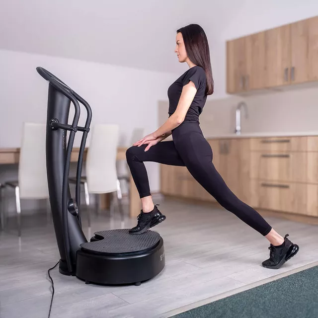 Platforma wibracyjna VibroGym inSPORTline Lotos Max ∙ wibracje pionowe + 3D ∙ 50 poziomów ∙ antypoślizgowa podstawa