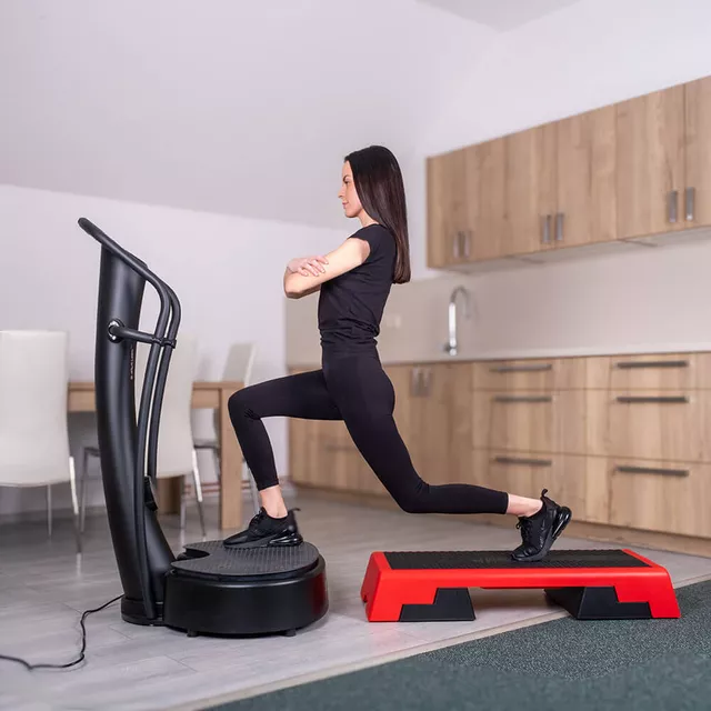 Platforma wibracyjna VibroGym inSPORTline Lotos Max ∙ wibracje pionowe + 3D ∙ 50 poziomów ∙ antypoślizgowa podstawa