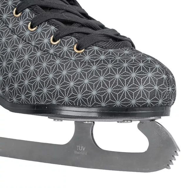 Łyżwy figurowe z futerkiem damskie WORKER Doty ∙ wyściółka ∙ ComfortFit ∙ Thermo Fit ∙ Safety Ankle ∙ stal nierdzewna