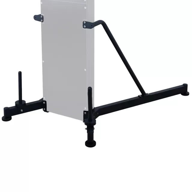 Mobilna podstawa do stojaka inSPORTline Vektor ∙ stalowa rama ∙ nośność 150 kg ∙ koła transportowe ∙ kołki na obciążenia 25 mm