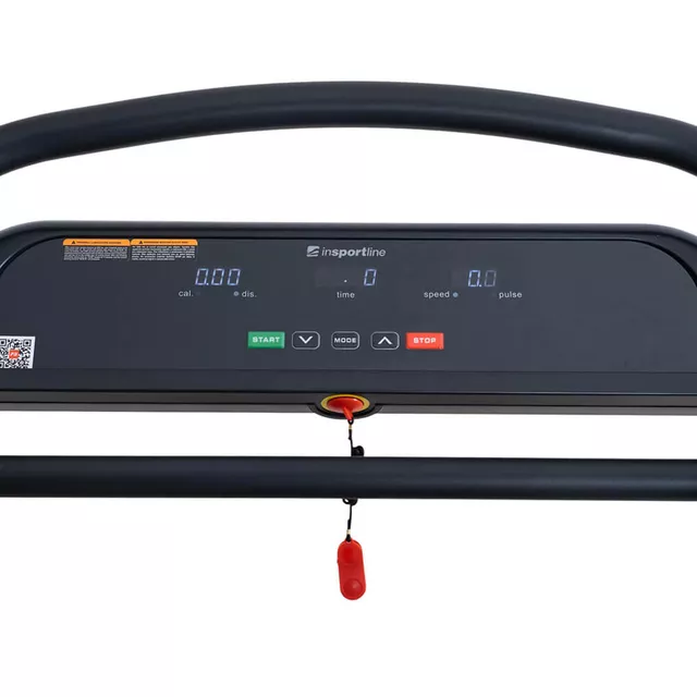 Bieżnia elektryczna rehabilitacyjna inSPORTline Avolin z poręczami do chodzenia ∙ Bluetooth ∙ aplikacje ∙ prędkość 0,3-8 km/h ∙ nośność 150 kg