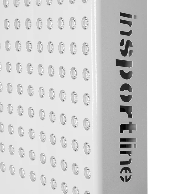 Panel LED do terapii światłem inSPORTline Supetar ∙ 300 diod RED + NIR ∙ timer i pilot ∙ montaż ścienny/stojak - Czarny