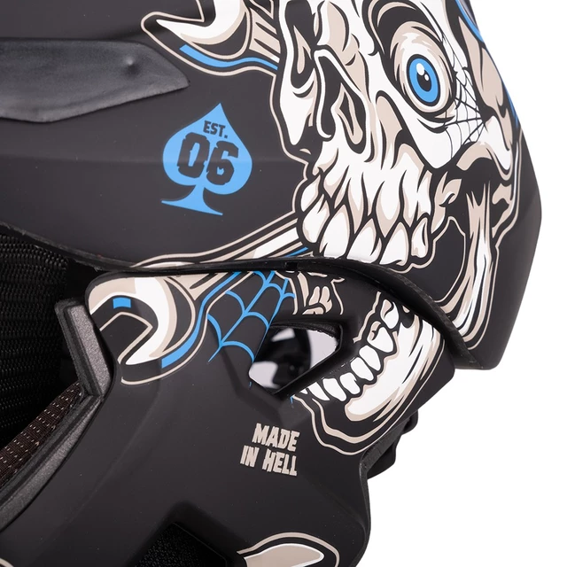 Kask Downhill na rower motor enduro zjazdowy W-TEC Delgada