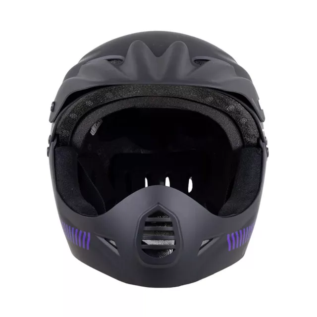 Kask Downhill W-TEC Campanero Noir ∙ full face ∙ wytrzymały ∙ bezpieczny ∙ komfortowa wyściółka ∙ system wentylacji