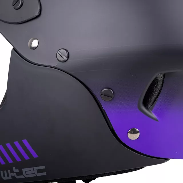 Kask Downhill W-TEC Campanero Noir ∙ full face ∙ wytrzymały ∙ bezpieczny ∙ komfortowa wyściółka ∙ system wentylacji