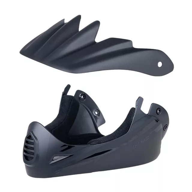 Kask downhillowy W-TEC Campanero US Flag ∙ zjazdowy ∙ full face/open face ∙ 17 otworów wentylacyjnych ∙ 2w1 ∙ skorupa ABS