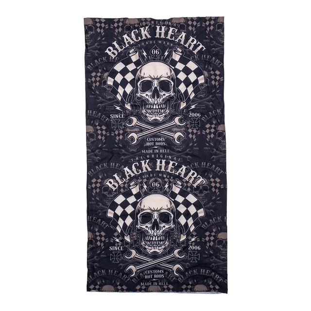 Wielofunkcyjna chusta na motor szalik ocieplacz na szyję W-TEC Black Heart Scarfest - Starter