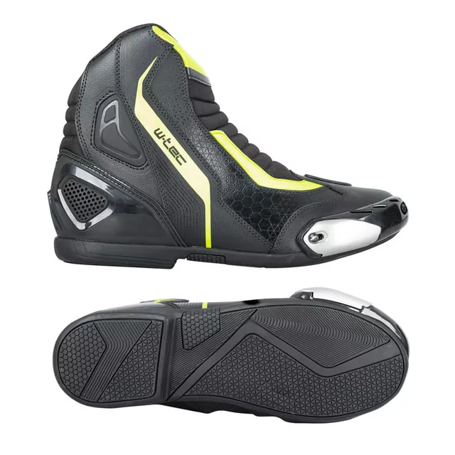 Męskie buty motocyklowe W-TEC GlamCE - Czarno-czerwony