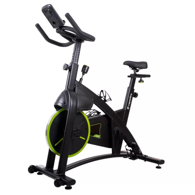 Rower treningowy spinningowy inSPORTline inCondi S120i ∙ cicha praca ∙ regulowana kierownica i siodełko ∙ uchwyt na tablet ∙ aplikacje mobilne