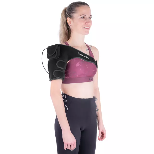 Opaska na ramię z podczerwienią inSPORTline Infracor Shoulder ∙ orteza barkowa ∙ 48 diod LED ∙ 4 poziomy intensywności ∙ timer 30 min ∙ bateria litowa