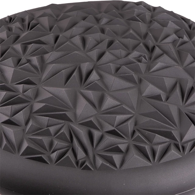 Poduszka masująca premium inSPORTline Bumy Sitpad Deluxe ∙ ø 33 cm ∙ wys. 6 cm ∙ max. 300 kg ∙ regulowana twardość ∙ PVC - Czarny