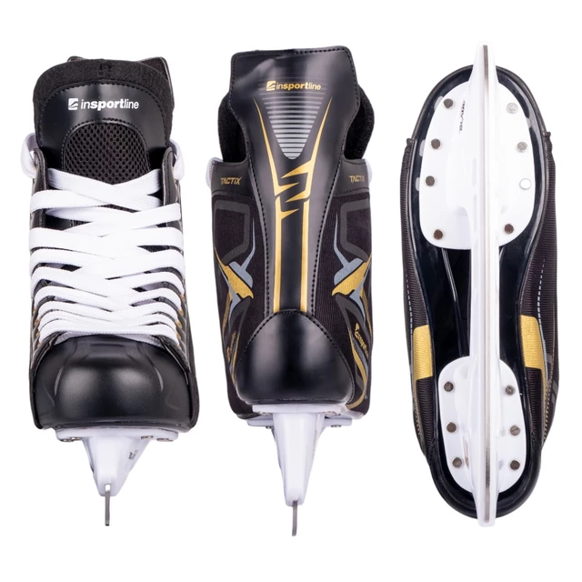 Łyżwy hokejowe inSPORTline Zitauer ∙ wzmocniona cholewka ∙ system Safety Ankle ∙ Thermo Fit