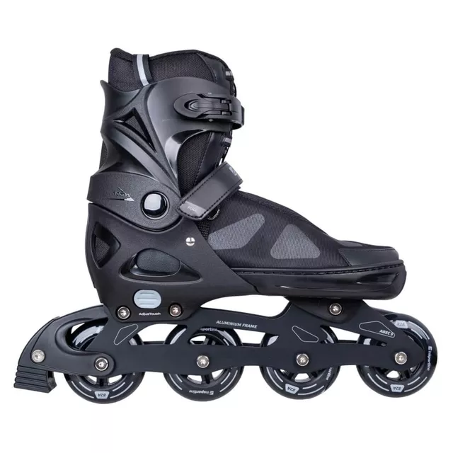 Łyżworolki z wymienną płozą inSPORTline Noctys ∙ 2w1 ∙ system FITGO® ∙ klamra MicroLock ∙ wkładka Comfort Fit ∙ kółka PU 82A ∙ nośność 100 kg
