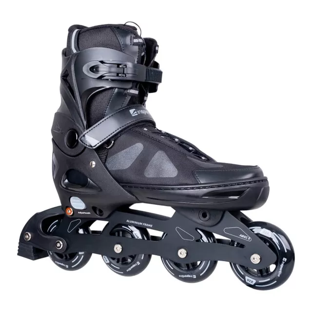 Łyżworolki z wymienną płozą inSPORTline Noctys ∙ 2w1 ∙ system FITGO® ∙ klamra MicroLock ∙ wkładka Comfort Fit ∙ kółka PU 82A ∙ nośność 100 kg