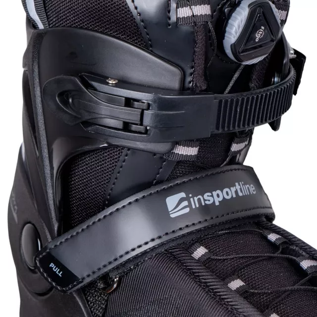 Łyżworolki z wymienną płozą inSPORTline Noctys ∙ 2w1 ∙ system FITGO® ∙ klamra MicroLock ∙ wkładka Comfort Fit ∙ kółka PU 82A ∙ nośność 100 kg