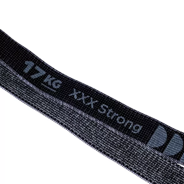 Guma oporowa (opaska) do ćwiczeń inSPORTline Rand XXX Strong ∙ 208 × 3,3 cm ∙ opór do 17 kg - Ciemny szary