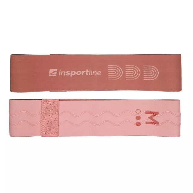 Opaska / taśma oporowa inSPORTline Hiplop M ∙ ok. 16 kg oporu ∙ antypoślizgowa ∙ szer. 7 cm