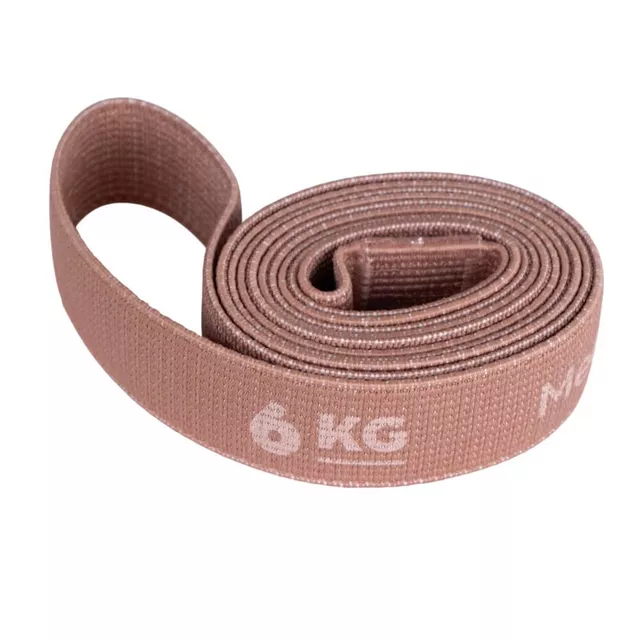 Guma oporowa do ćwiczeń inSPORTline Rand Medium ∙ obwód 208 cm, opór do 6 kg - Fluo żółty