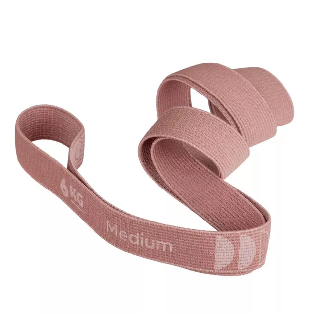 Guma oporowa do ćwiczeń inSPORTline Rand Medium ∙ obwód 208 cm, opór do 6 kg - Fluo żółty