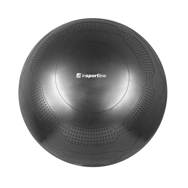 Piłka gimnastyczna inSPORTline Stretch Ball 65 cm ∙ z podstawą BallBase ∙ wypustki masujące ∙ nośność 200 kg ∙ piktogramy ćwiczeń - Miętowy