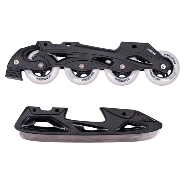 Uniwersalne regu­lo­walne łyżworolki inSPORTline Dornan ∙ unisex ∙ kauczuk ∙ 2w1 ∙ MicroLock ∙ ComfortFit