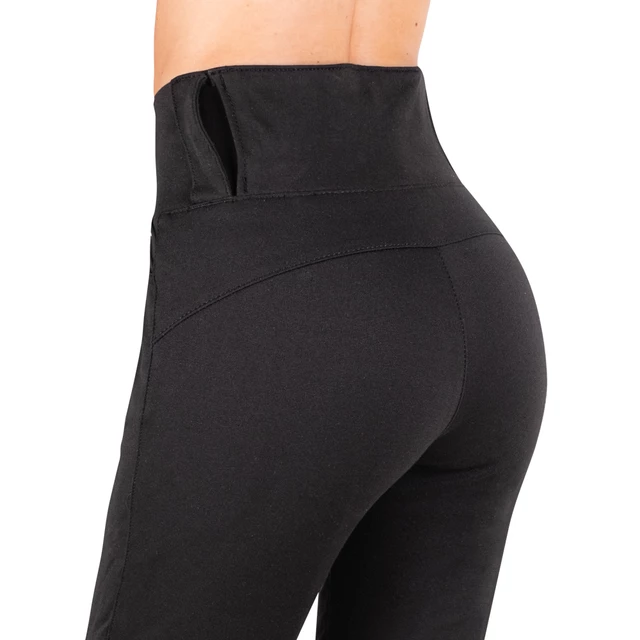 Damskie legginsy motocyklowe W-TEC Noposum z aramidem - Czarny