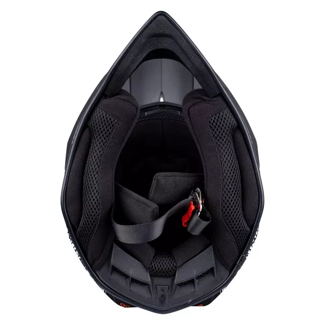 Kask motocrossowy W-TEC Black Heart Harzdorf ∙ off-road ∙ certyfikat ECE 22.06 ∙ skorupa termoplastyczna ∙ regulowany daszek ∙ wyjmowana wyściółka