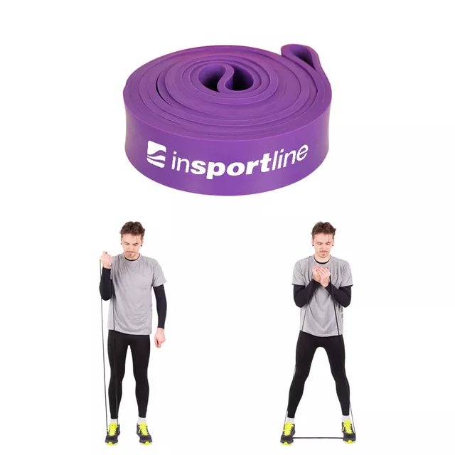 Guma oporowa Hangy Medium ∙ inSPORTline 32 mm ∙ obwód 204 cm ∙ opór 18 kg