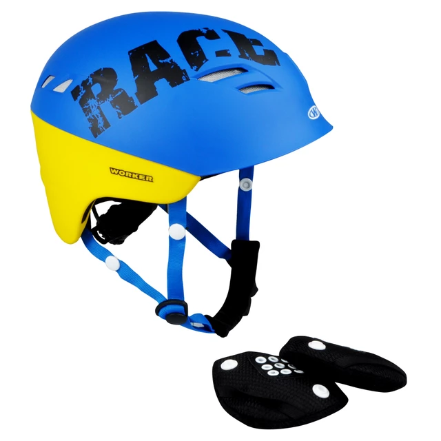 Kask narciarski WORKER Horry ∙ wentylacja ∙ zdejmowane ocieplacze ∙ podszewka pralna ∙ szybkie zapinanie