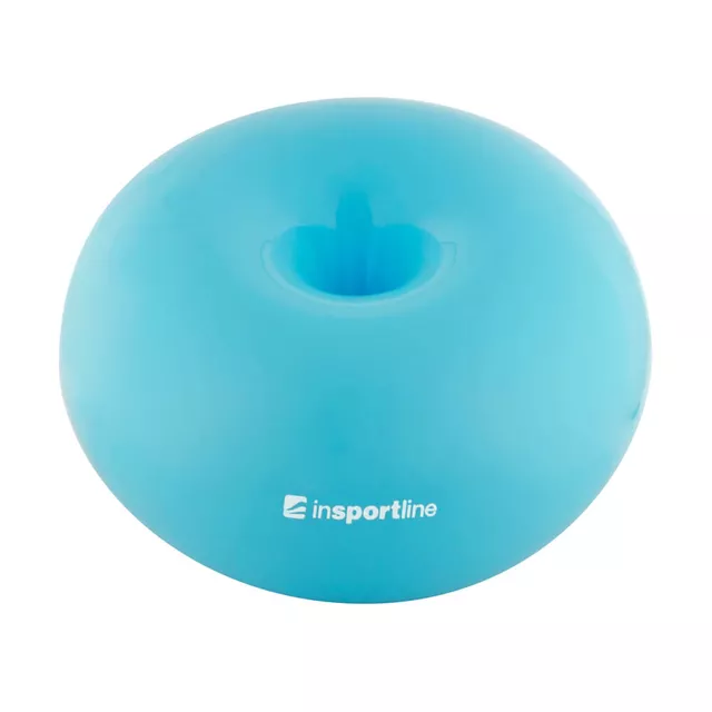 Trener równowagi / poduszka balansująca inSPORTline Donut Ball ∙ Ø 50 cm ∙ nośność 150 kg - Niebieski