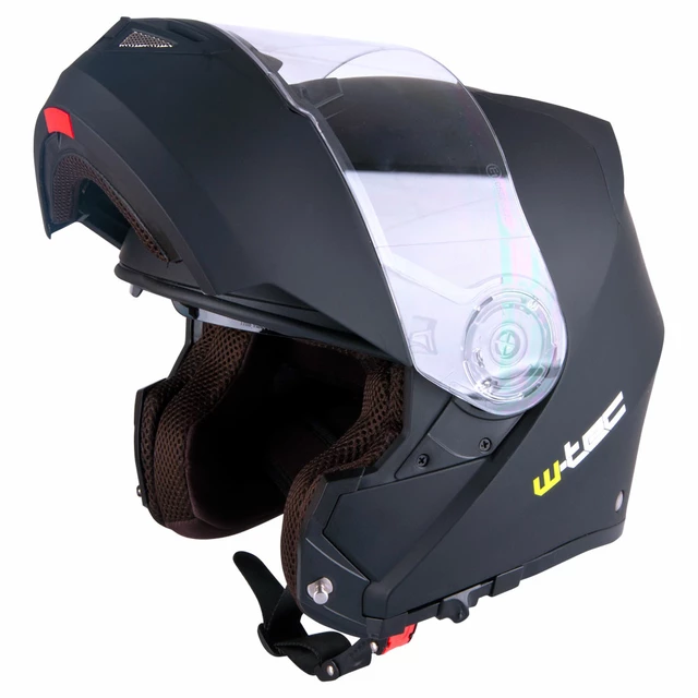 Kask motocyklowy szczękowy W-TEC Vexamo z blendą - Biały