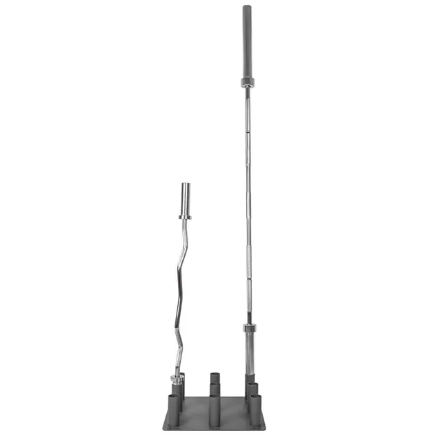 Stojak na gryfy olimpijskie inSPORTline BR5001 ∙ 9 otworów 50 mm ∙ 200 kg ∙ solidna konstrukcja