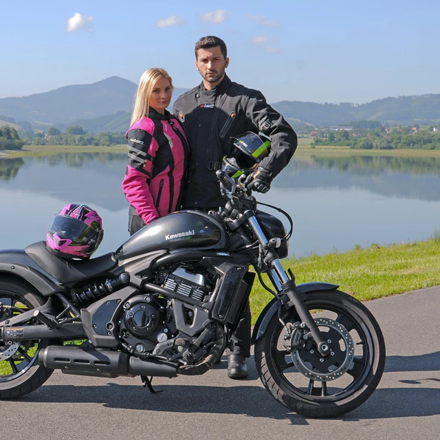 Męskie rękawice motocyklowe W-TEC Crushberg - Czarny