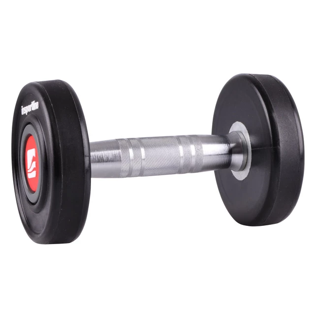 Hantle jednoręczne inSPORTline Profi ∙ 2-60 kg ∙ stal z PU ∙ ergonomiczny grip ∙ ochrona przed uderzeniami ∙ stabilny balans