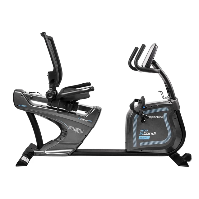 Profesjonalny rower rehabilitacyjny poziomy inSPORTline inCondi R600i ∙ nośność 200 kg ∙ system BeltDrive ∙ 32 stopnie obciążenia ∙ aplikacje mobilne