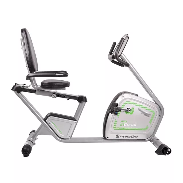 Rower treningowy poziomy rehabilitacyjny inSPORTline inCondi R60i ∙ pas piersiowy ∙ 32 stopnie obciążenia ∙ cicha praca ∙ Bluetooth