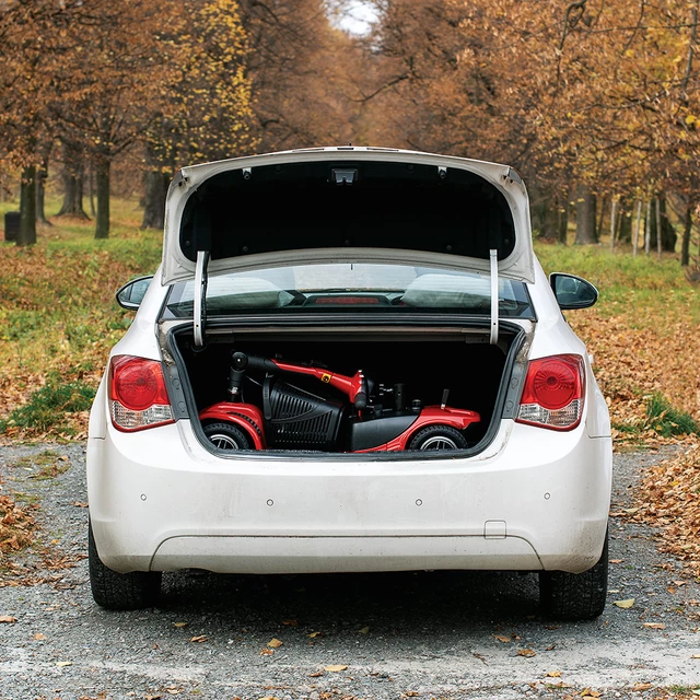 Wózek elektryczny czterokołowy inSPORTline Omis ∙ silnik 180 W ∙ prędkość 6 km/h ∙ zasięg 20 km ∙ 120 kg