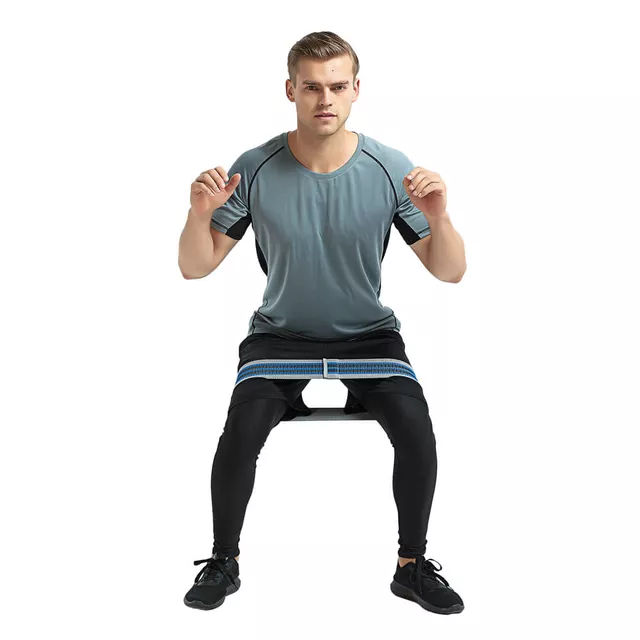 Opaska / ekspander tekstylny inSPORTline Lopr 76 cm ∙ 21 kg opór ∙ antypoślizgowa ∙ idealna do treningu nóg