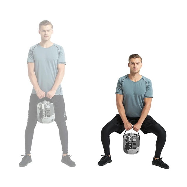 Hantla wodna do ćwiczeń inSPORTline Quabell 6 kg ∙ typ vin-bell ∙ regulowana do 6 kg ∙ neoprenowy grip ∙ antypoślizgowa