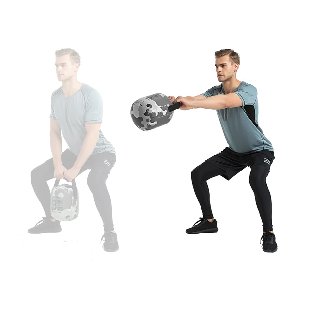 Hantla wodna do ćwiczeń inSPORTline Quabell 6 kg ∙ typ vin-bell ∙ regulowana do 6 kg ∙ neoprenowy grip ∙ antypoślizgowa