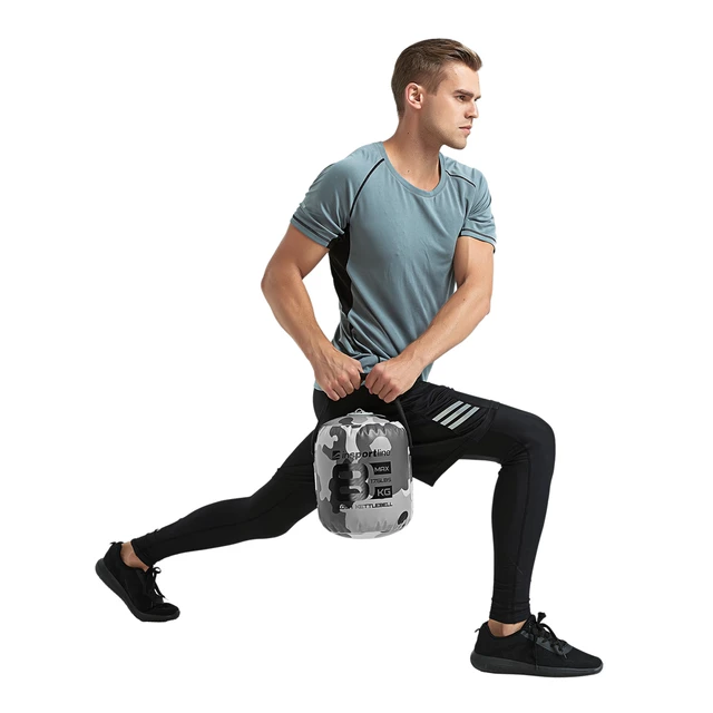 Hantla wodna do ćwiczeń inSPORTline Quabell 6 kg ∙ typ vin-bell ∙ regulowana do 6 kg ∙ neoprenowy grip ∙ antypoślizgowa