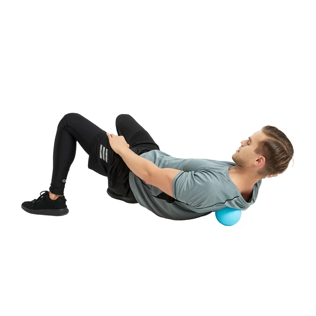 Piłki do masażu / sensoryczne inSPORTline Thera 12 cm ∙ fioletowe ∙ relaks i regeneracja ∙ do stóp, pleców, karku - Niebieski